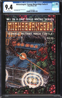 Michaelangelo, Teenage Mutant Ninja Turtle (1986) #1 CGC 9.4 NM