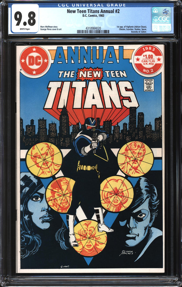 New Teen Titans Annual (1983) #2 CGC 9.8 NM/MT
