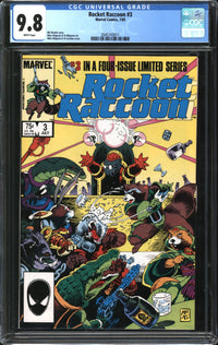 Rocket Raccoon (1985) #3 CGC 9.8 NM/MT