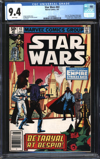 Star Wars (1977) # 43 Newsstand Edition CGC 9.4 NM