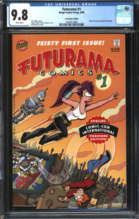Futurama (2000) #1 Convention Edition CGC 9.8 NM/MT