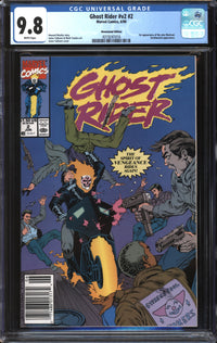 Ghost Rider (1990) # 2 Newsstand Edition CGC 9.8 NM/MT