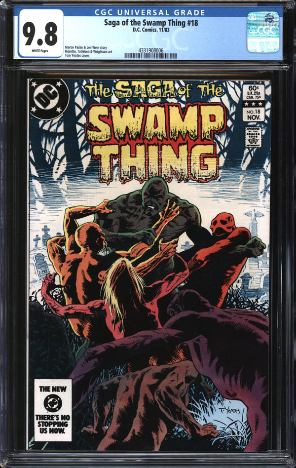Saga Of The Swamp Thing (1982) #18 CGC 9.8 NM/MT