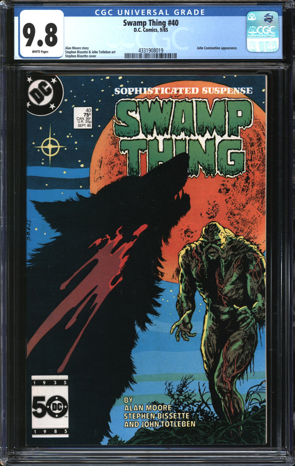 Swamp Thing (1982) #40 CGC 9.8 NM/MT