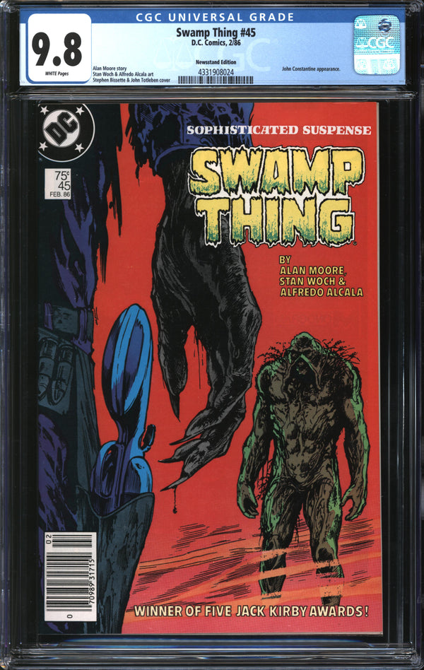 Swamp Thing (1982) #45 Newsstand Edition CGC 9.8 NM/MT