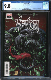 Venom (2018) # 9 CGC 9.8 NM/MT