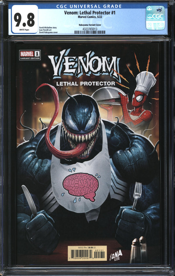Venom: Lethal Protector (2022) #1 David Nakayama Variant CGC 9.8 NM/MT