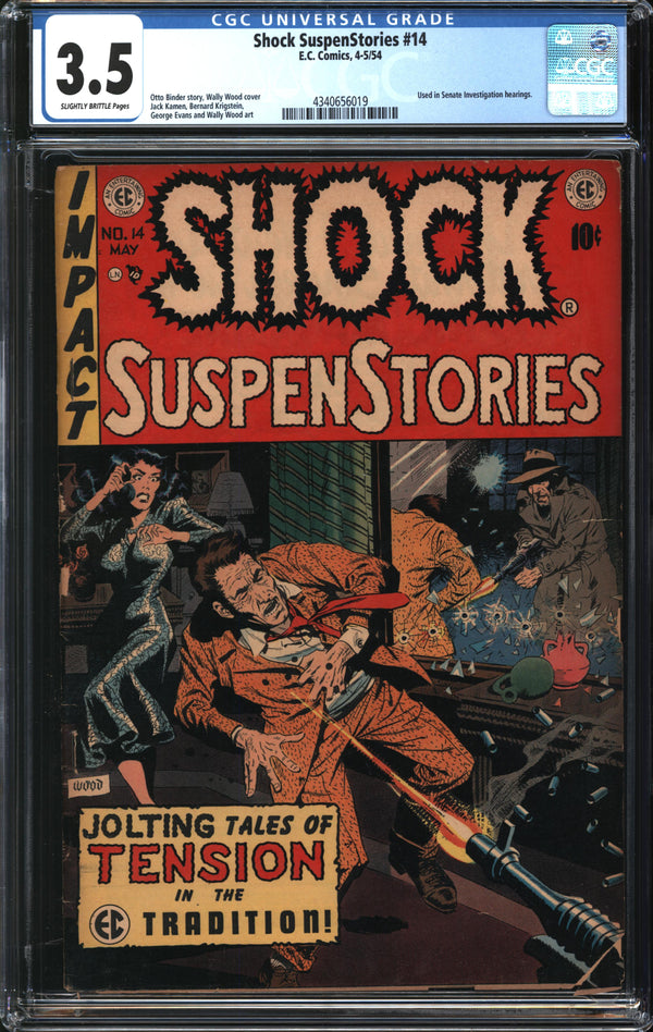 Shock SuspenStories (1952) #14 CGC 3.5 VG-