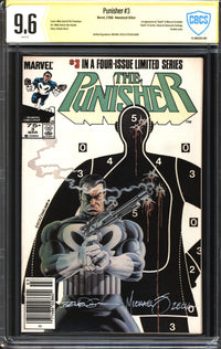 Punisher Limited Series (1986) # 3 Newsstand Edition CBCS Signature-Verified 9.6 NM+