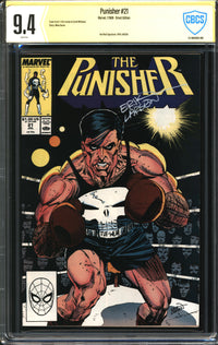 Punisher (1987) #21 CBCS Signature-Verified 9.4 NM