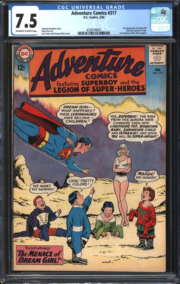 Adventure Comics (1938) #317 CGC 7.5 VF-