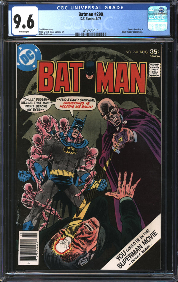 Batman (1940) #290 CGC 9.6 NM+