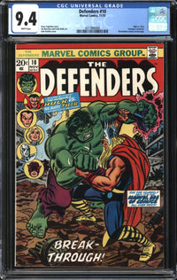 Defenders (1972) #10 CGC 9.4 NM
