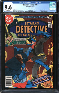 Detective Comics (1937) #479 CGC 9.6 NM+