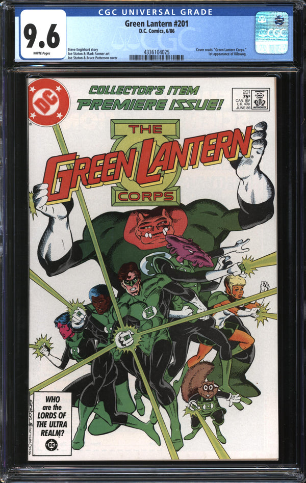 Green Lantern (1960) #201 CGC 9.6 NM+
