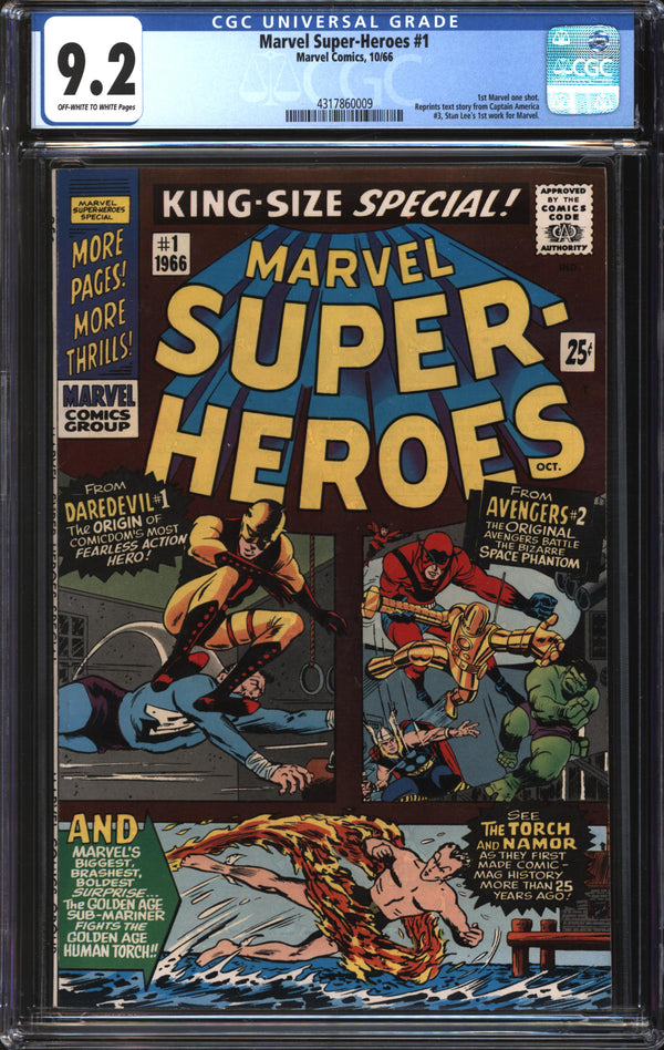 Marvel Super-Heroes (1966) #1 CGC 9.2 NM-