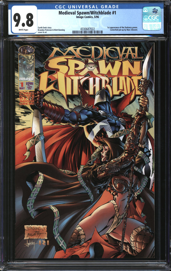 Medieval Spawn/Witchblade (1996) #1 CGC 9.8 NM/MT