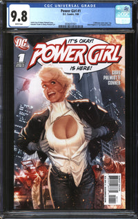 Power Girl (2009) #1 Adam Hughes Cover CGC 9.8 NM/MT
