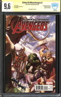 All-New, All-Different Avengers (2016) #1 Alex Ross Variant CBCS Signature-Verified 9.6 NM+
