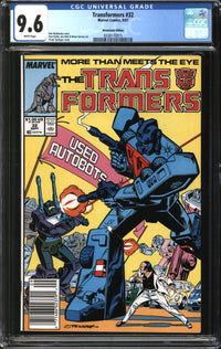 Transformers (1984) #32 Newsstand Edition CGC 9.6 NM+