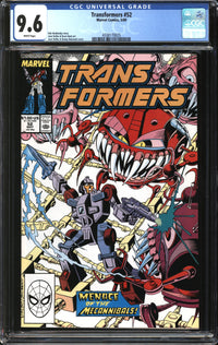 Transformers (1984) #52 CGC 9.6 NM+