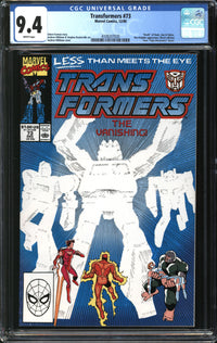 Transformers (1984) #73 CGC 9.4 NM