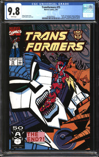 Transformers (1984) #75 CGC 9.8 NM/MT