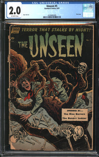 Unseen (1952) #5 CGC 2.0 GD