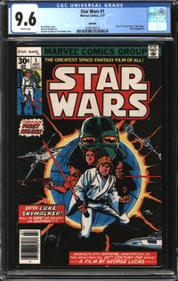 Star Wars (1977) #  1 REPRINT CGC 9.6 NM+
