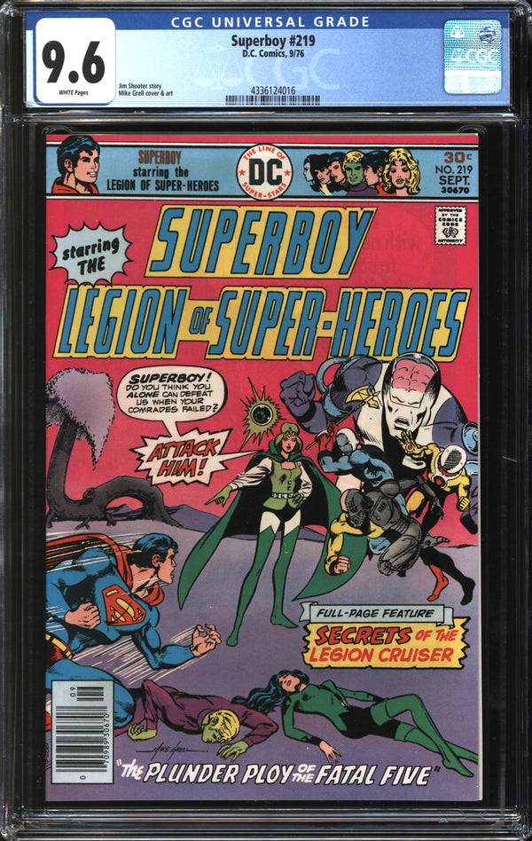 Superboy (1949) #219 CGC 9.6 NM+