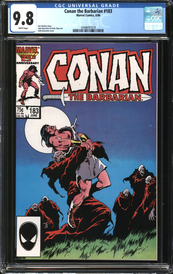 Conan The Barbarian (1970) #183 CGC 9.8 NM/MT