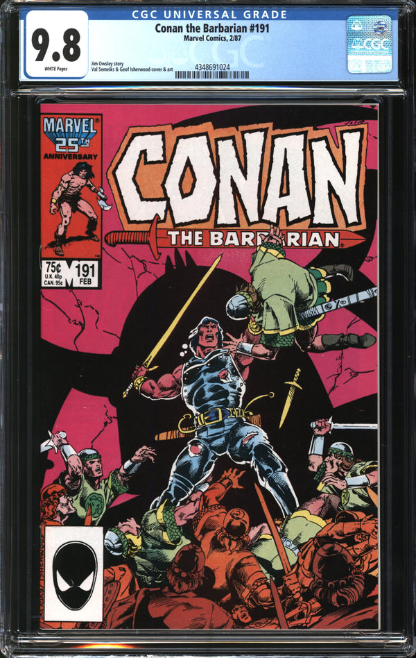 Conan The Barbarian (1970) #191 CGC 9.8 NM/MT