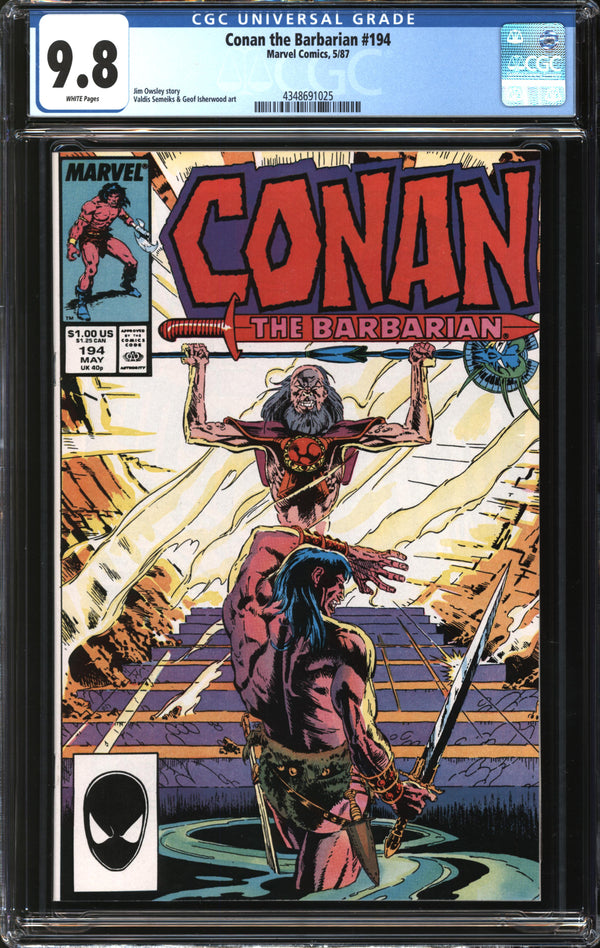 Conan The Barbarian (1970) #194 CGC 9.8 NM/MT