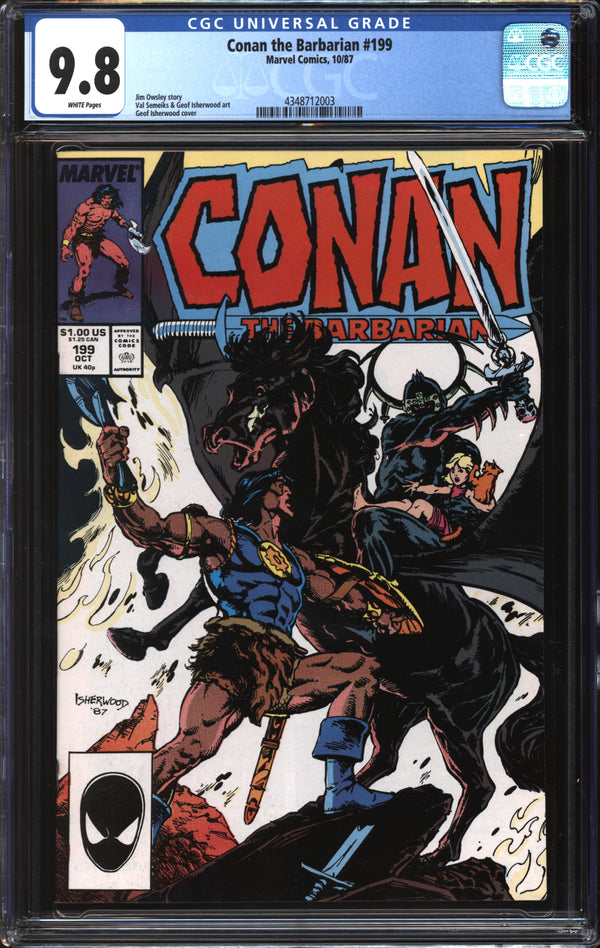 Conan The Barbarian (1970) #199 CGC 9.8 NM/MT