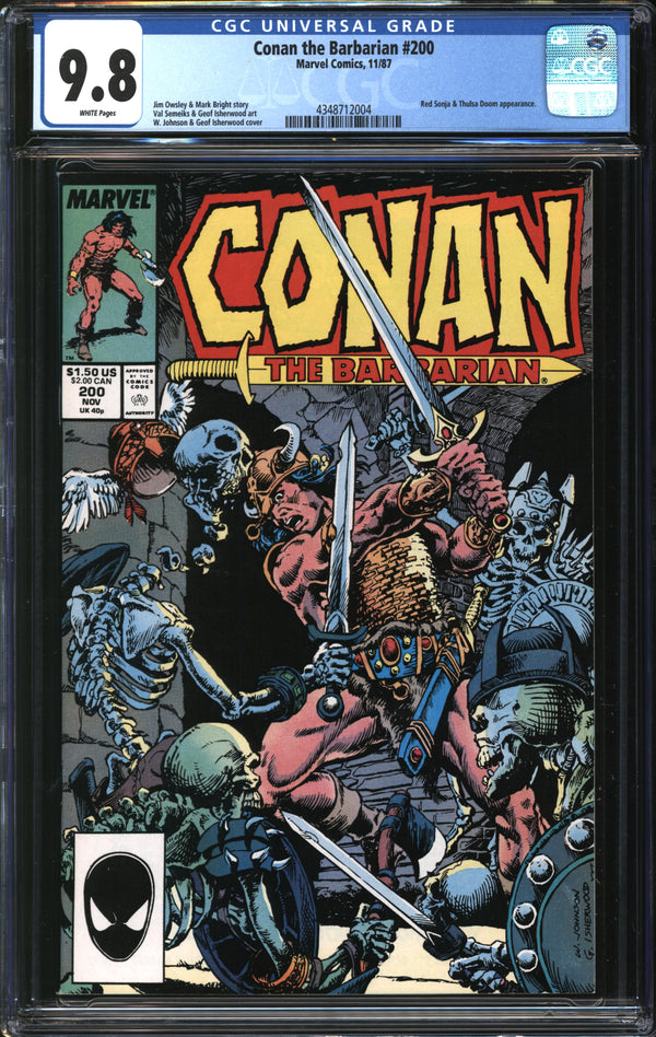 Conan The Barbarian (1970) #200 CGC 9.8 NM/MT