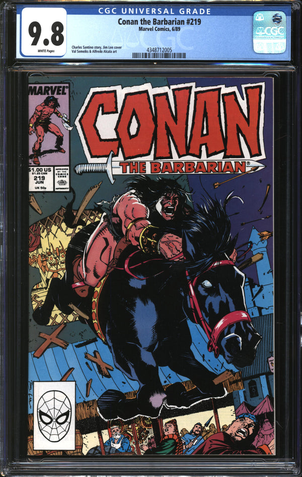 Conan The Barbarian (1970) #219 CGC 9.8 NM/MT