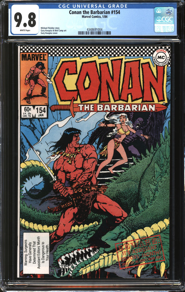 Conan The Barbarian (1970) #154 CGC 9.8 NM/MT