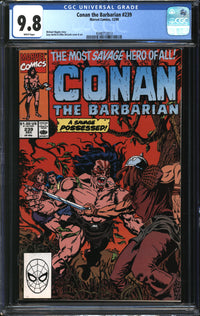 Conan The Barbarian (1970) #239 CGC 9.8 NM/MT