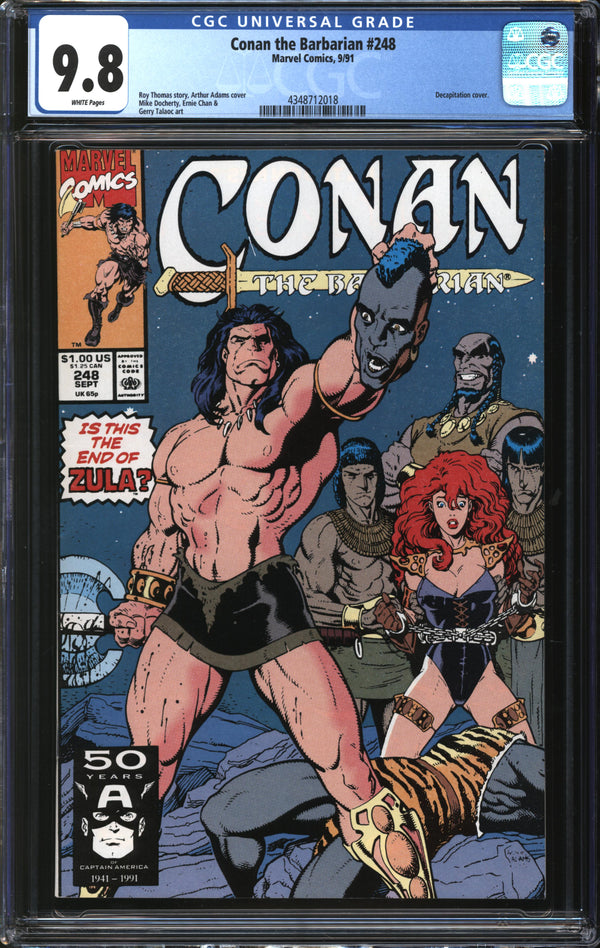 Conan The Barbarian (1970) #248 CGC 9.8 NM/MT