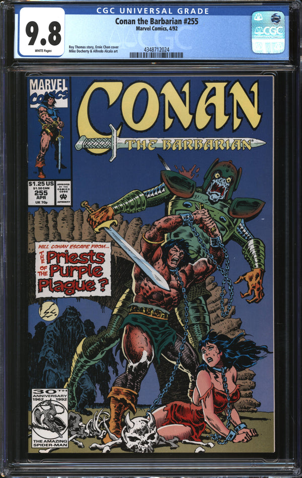 Conan The Barbarian (1970) #255 CGC 9.8 NM/MT