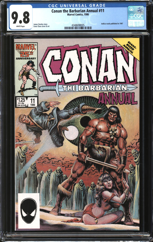 Conan The Barbarian Annual (1986) #11 CGC 9.8 NM/MT