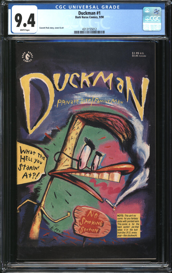 Duckman (1990) #1 CGC 9.4 NM