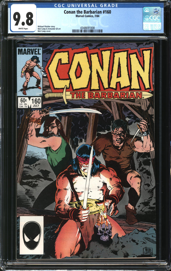 Conan The Barbarian (1970) #160 CGC 9.8 NM/MT