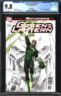 Green Lantern (2005) #36 Second Printing CGC 9.8 NM/MT