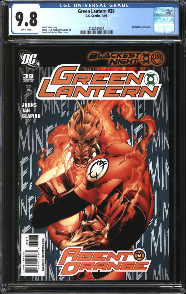 Green Lantern (2005) #39 CGC 9.8 NM/MT