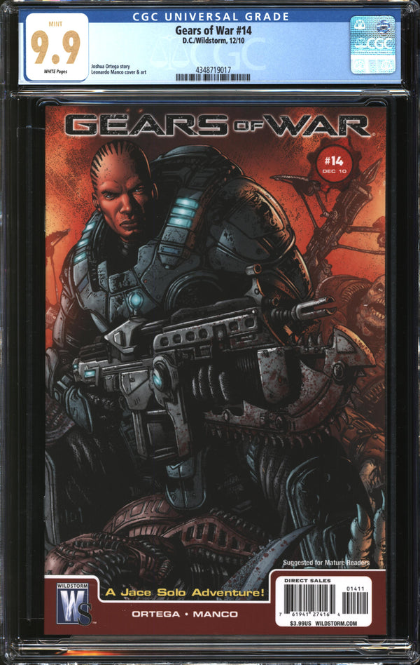 Gears Of War (2008) #14 CGC 9.9 MT