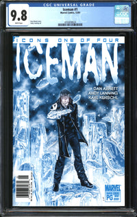 Iceman (2001) #1 CGC 9.8 NM/MT