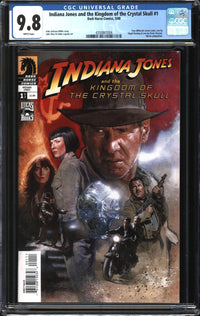 Indiana Jones And The Kingdom Of The Crystal Skull (2008) #1 Hugh Fleming Cover CGC 9.8 NM/MT
