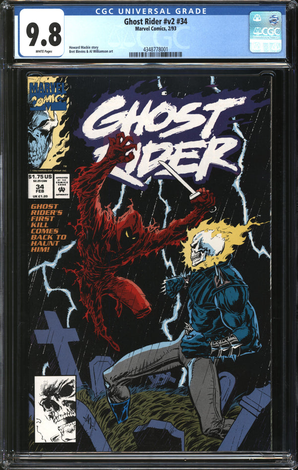Ghost Rider (1990) #34 CGC 9.8 NM/MT