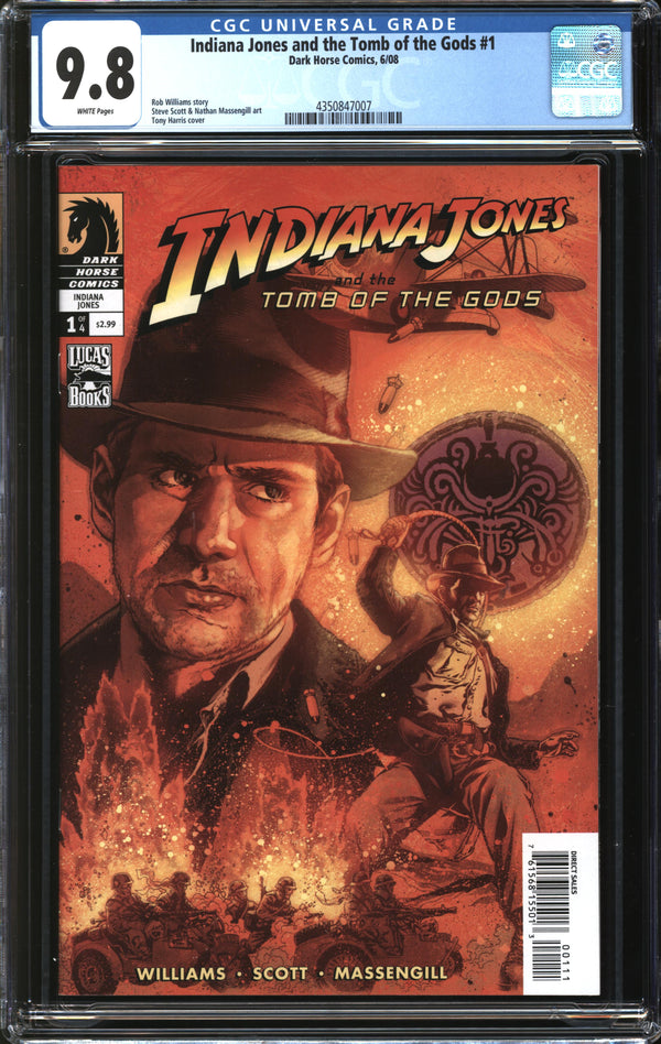 Indiana Jones And The Tomb Of The Gods (2008) #1 CGC 9.8 NM/MT